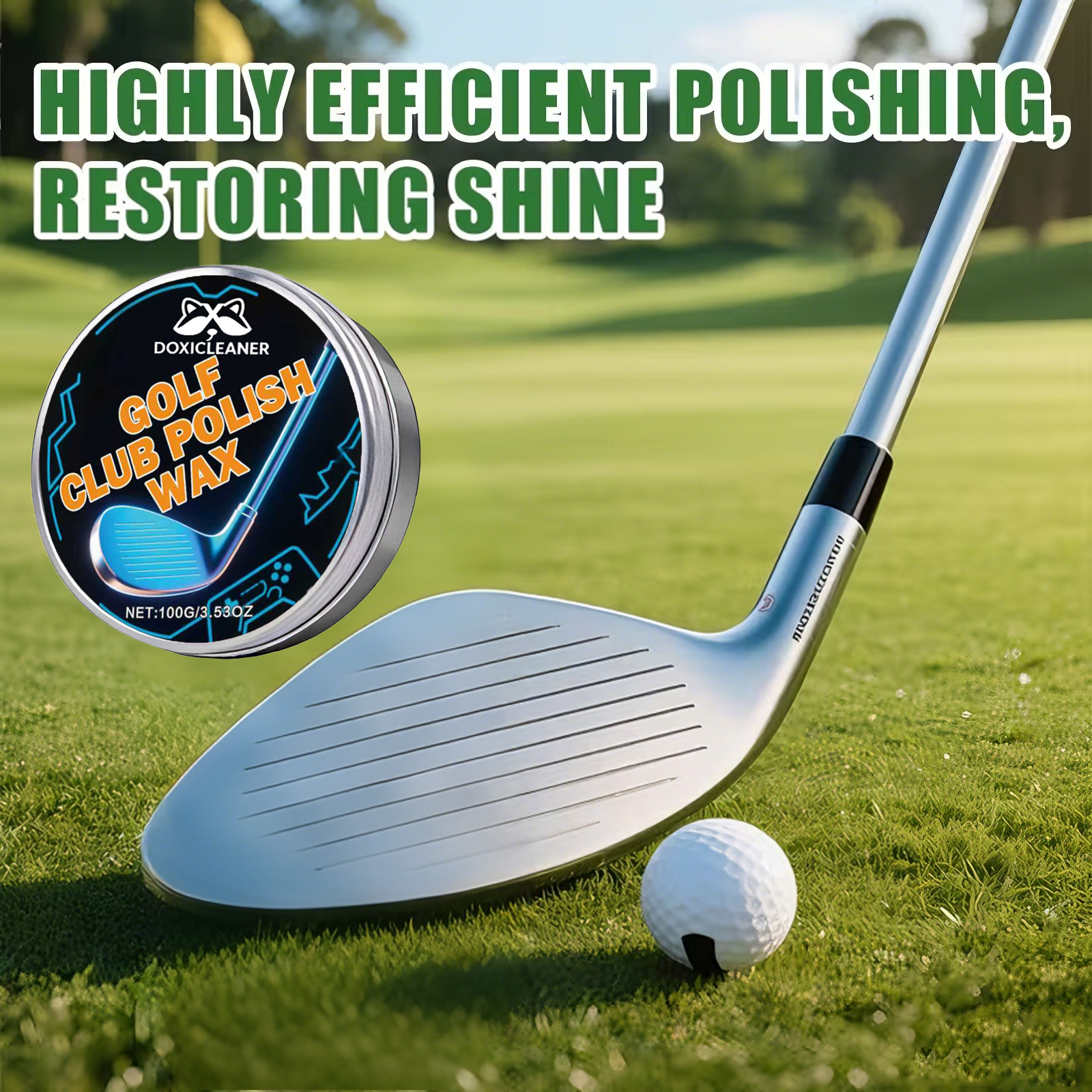 Sports Equipment Golf - Professional golf club polishing wax -