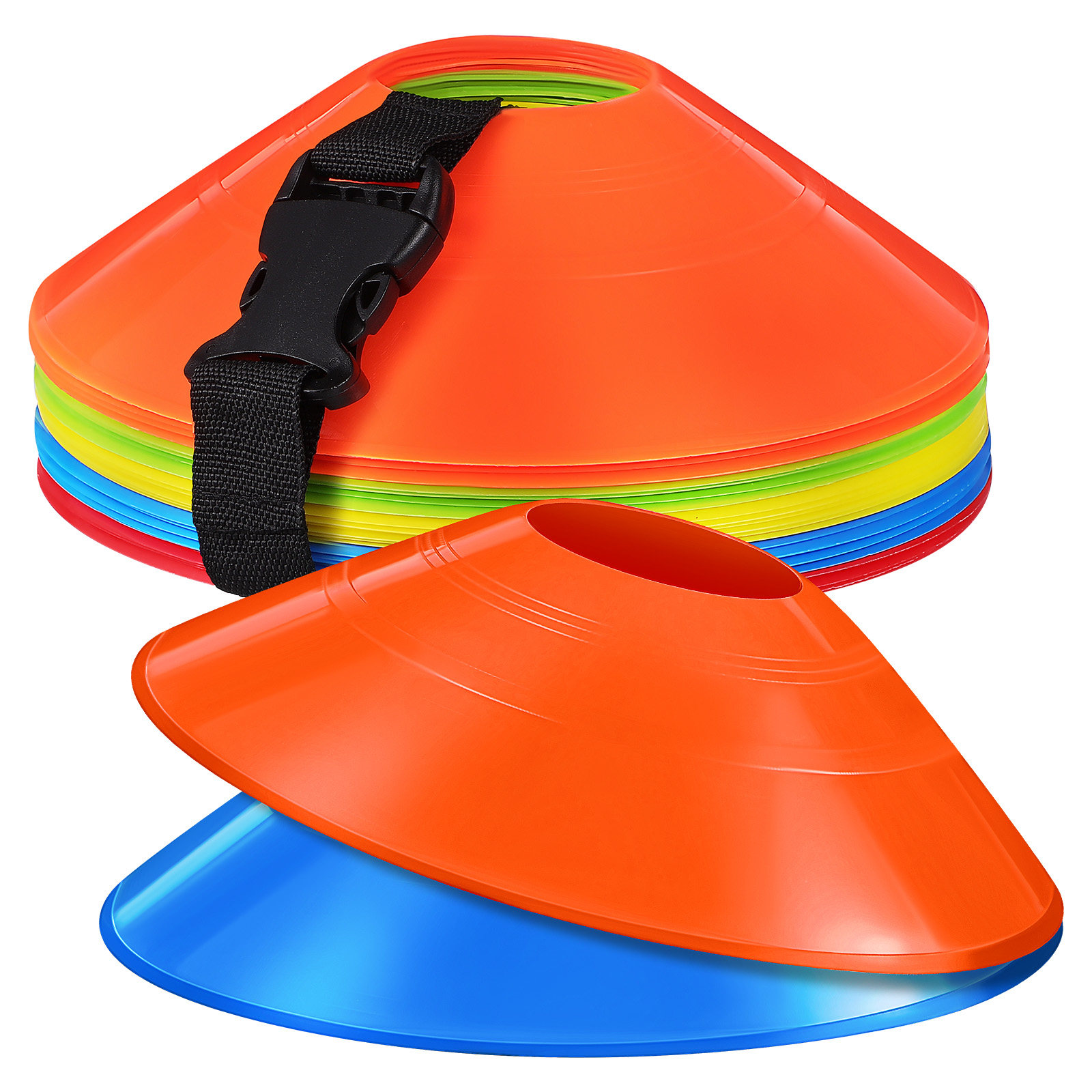 Sports Equipment Basketball - 30Pcs Soccer Training Cones Colorful Plastic
