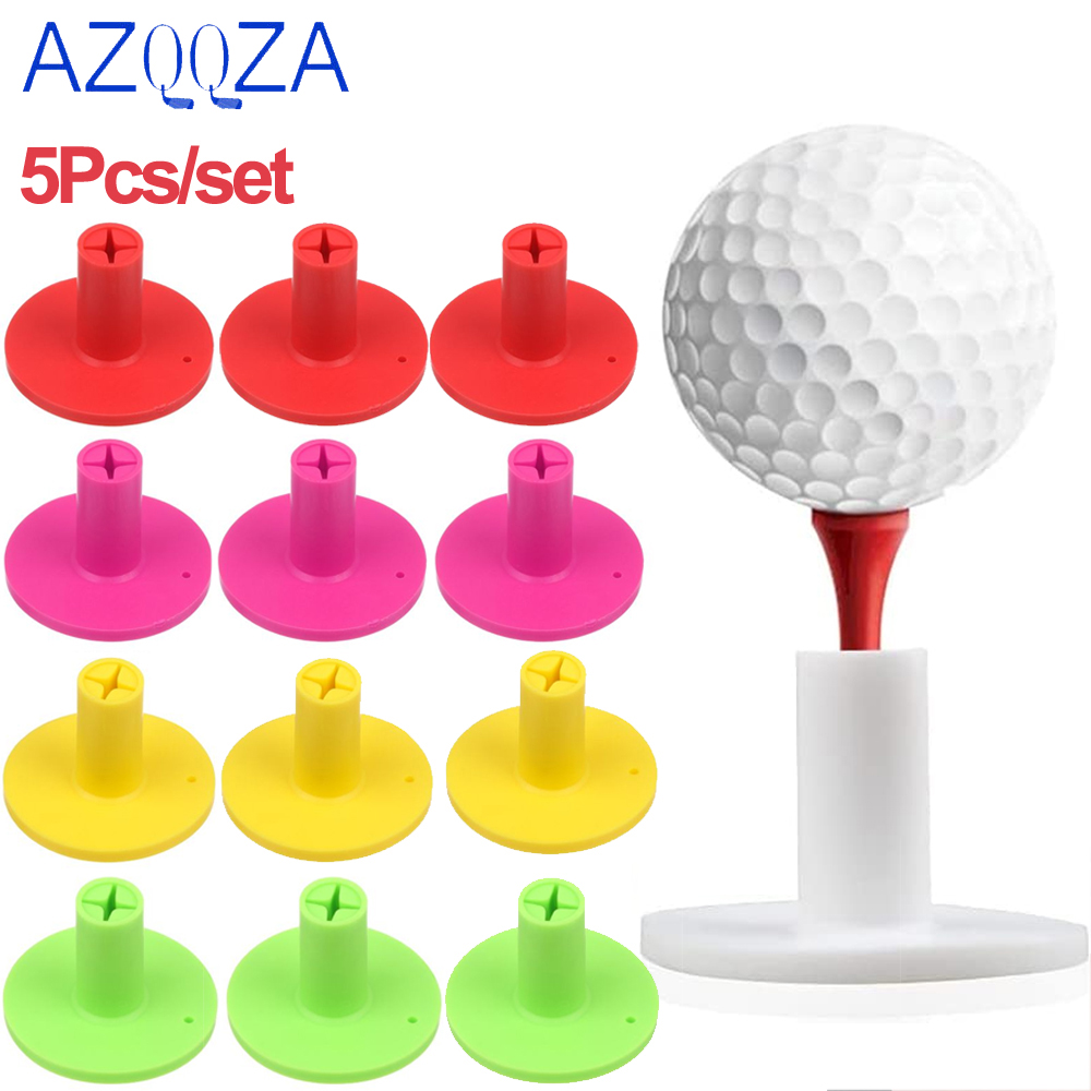 Sports Equipment Golf - 5 Pcs Rubber Golf Tees Driving