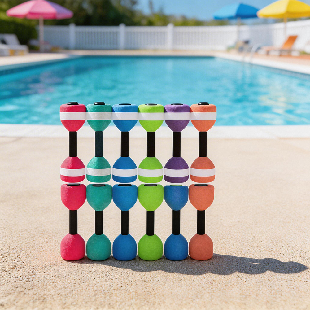 Sports Equipment Supplies - 2Pcs Water Sports Dumbbells 27x9cm EVA