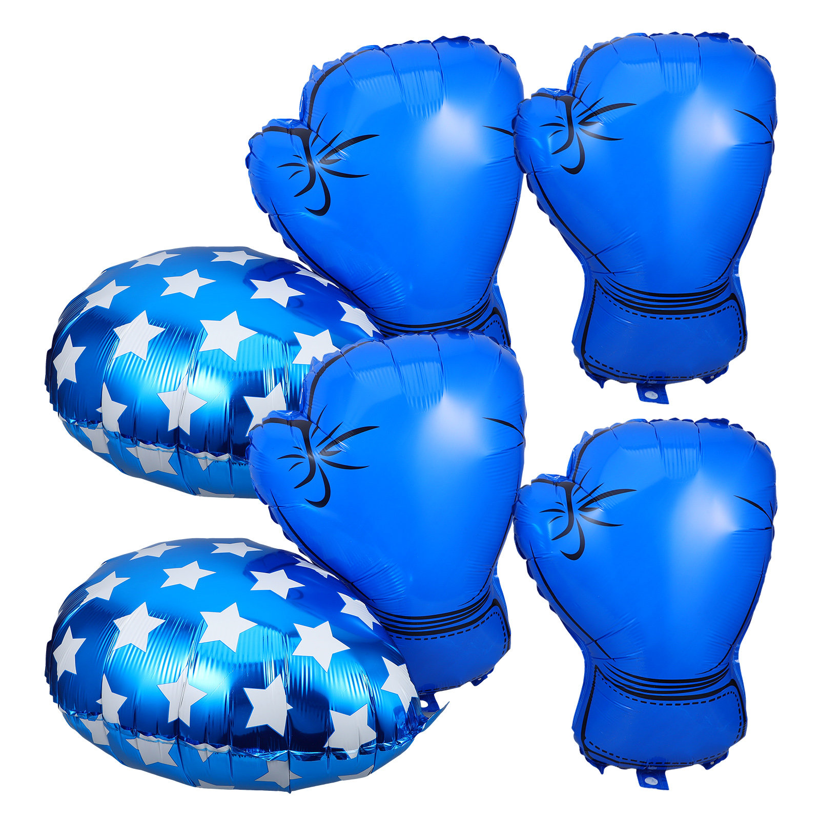 6Pcs Boxing Glove Balloons for - Boxing Glove Set avaliação e preço