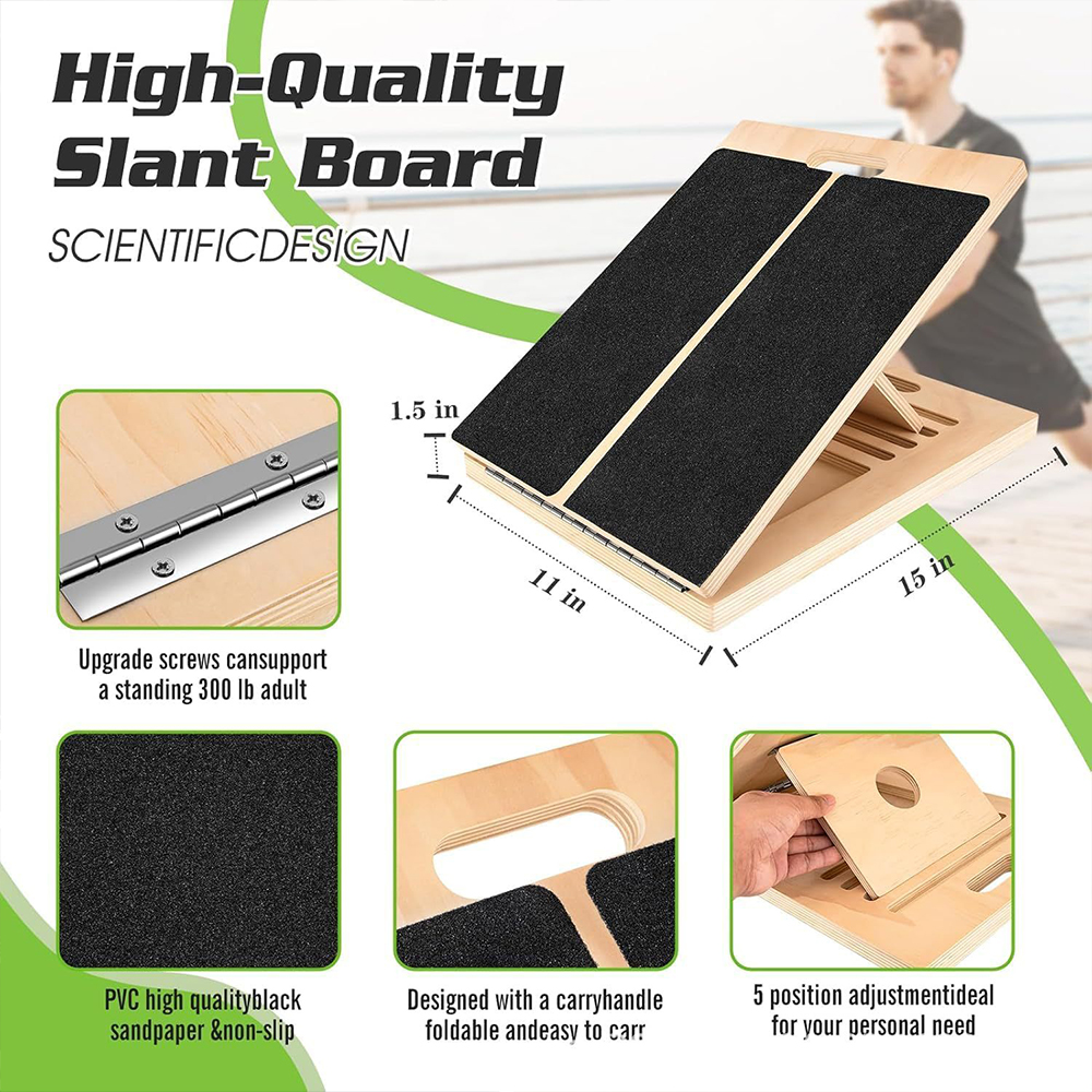 Foldable Wooden Incline Board  - Sports Equipment Online avaliação e preço
