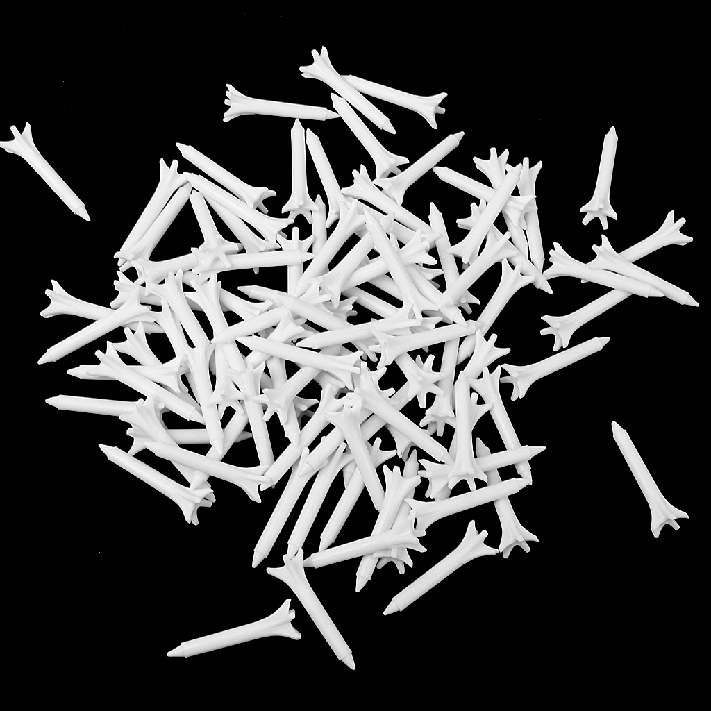 100pcs 38mm White Plastic Claw - Sports Equipment Golf avaliação e preço