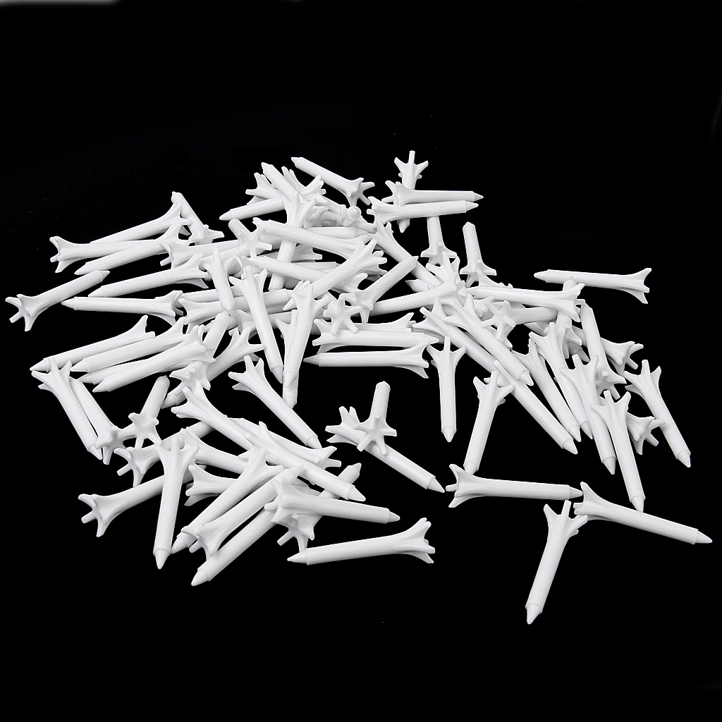 100pcs 38mm White Plastic Claw - Sports Equipment Golf avaliação e preço