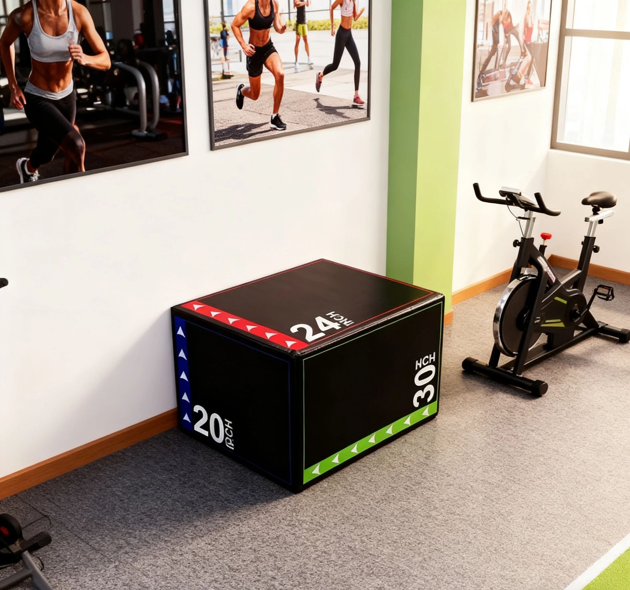 3-in-1Jump Box Plyometric Box  - Sports Equipment Online avaliação e preço