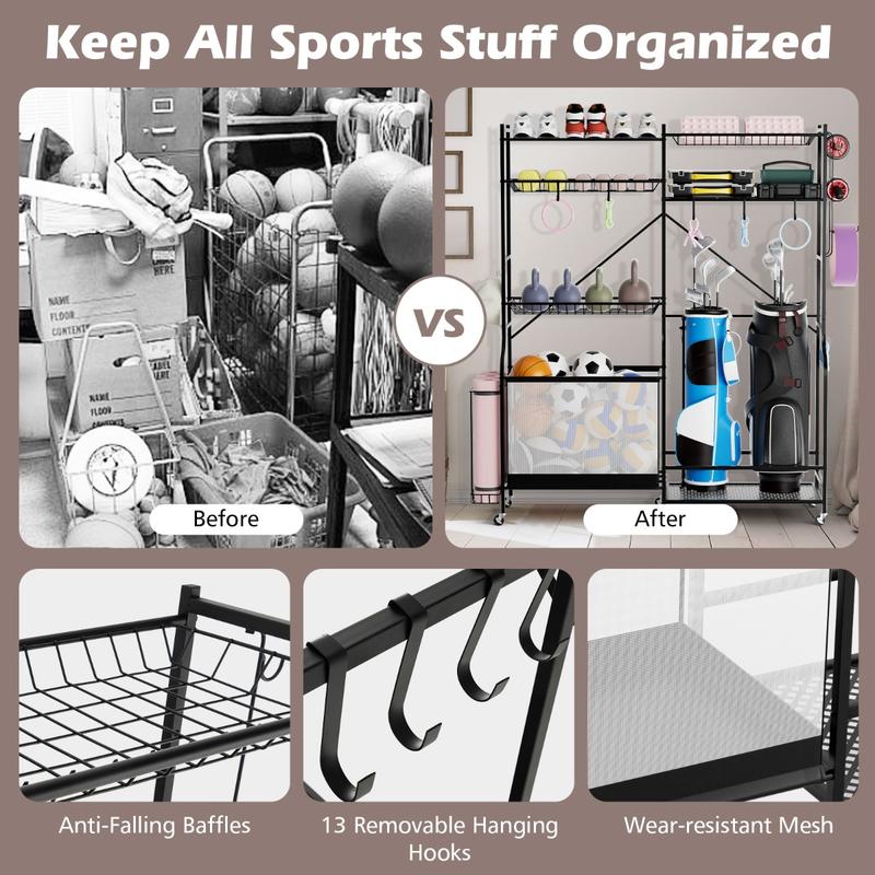 Sports Equipment Organizer for - Sports Equipment Organizer avaliação e preço