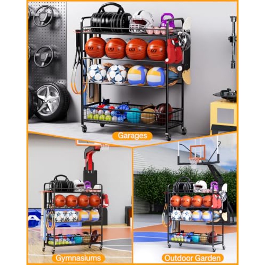 Garage Sports Equipment Organi - Sports Equipment Organizer avaliação e preço