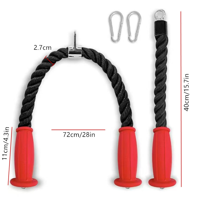 Ergonomic Tricep Ropes Non-Sli - Sports Equipment Online avaliação e preço