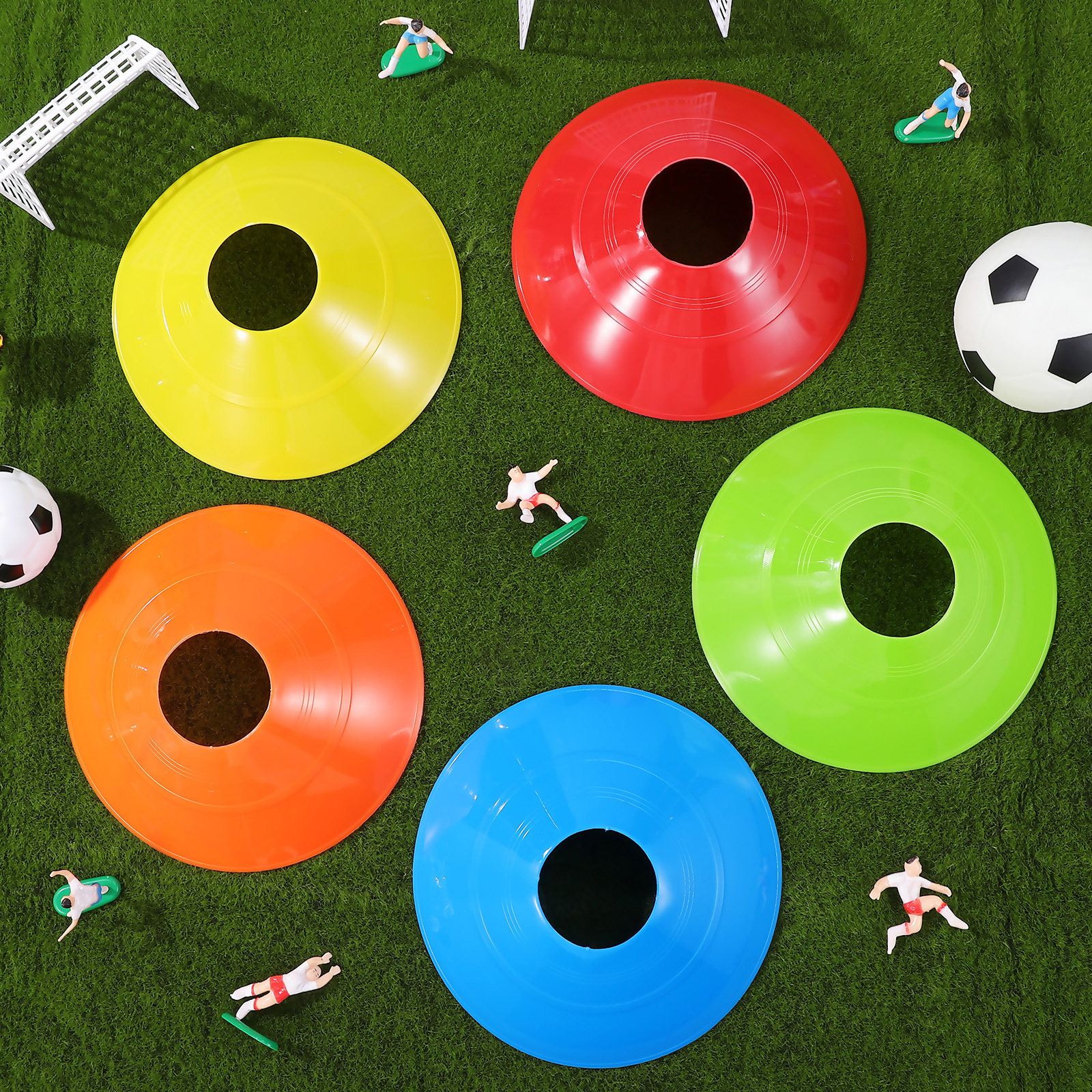 30Pcs Soccer Training Cones Co - Sports Equipment Basketball avaliação e preço