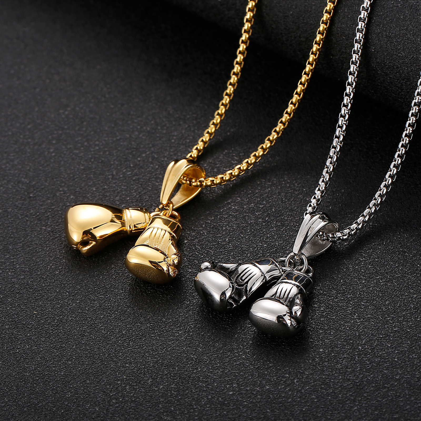 Boxing Glove Pendant Necklace  - Boxing Glove Set avaliação e preço