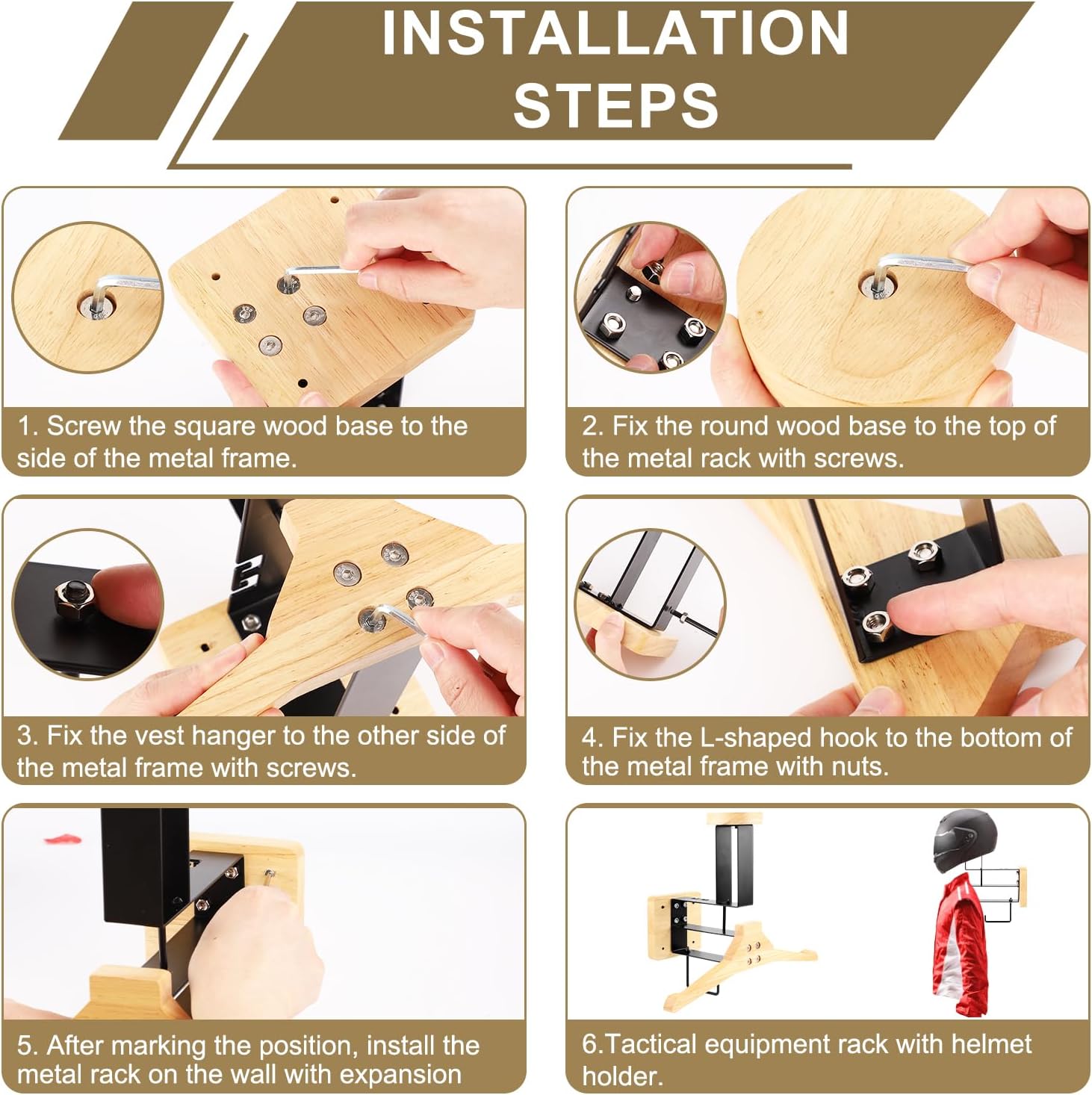 ​Motorcycle Helmet Holder Wall - Sports Equipment Organizer avaliação e preço