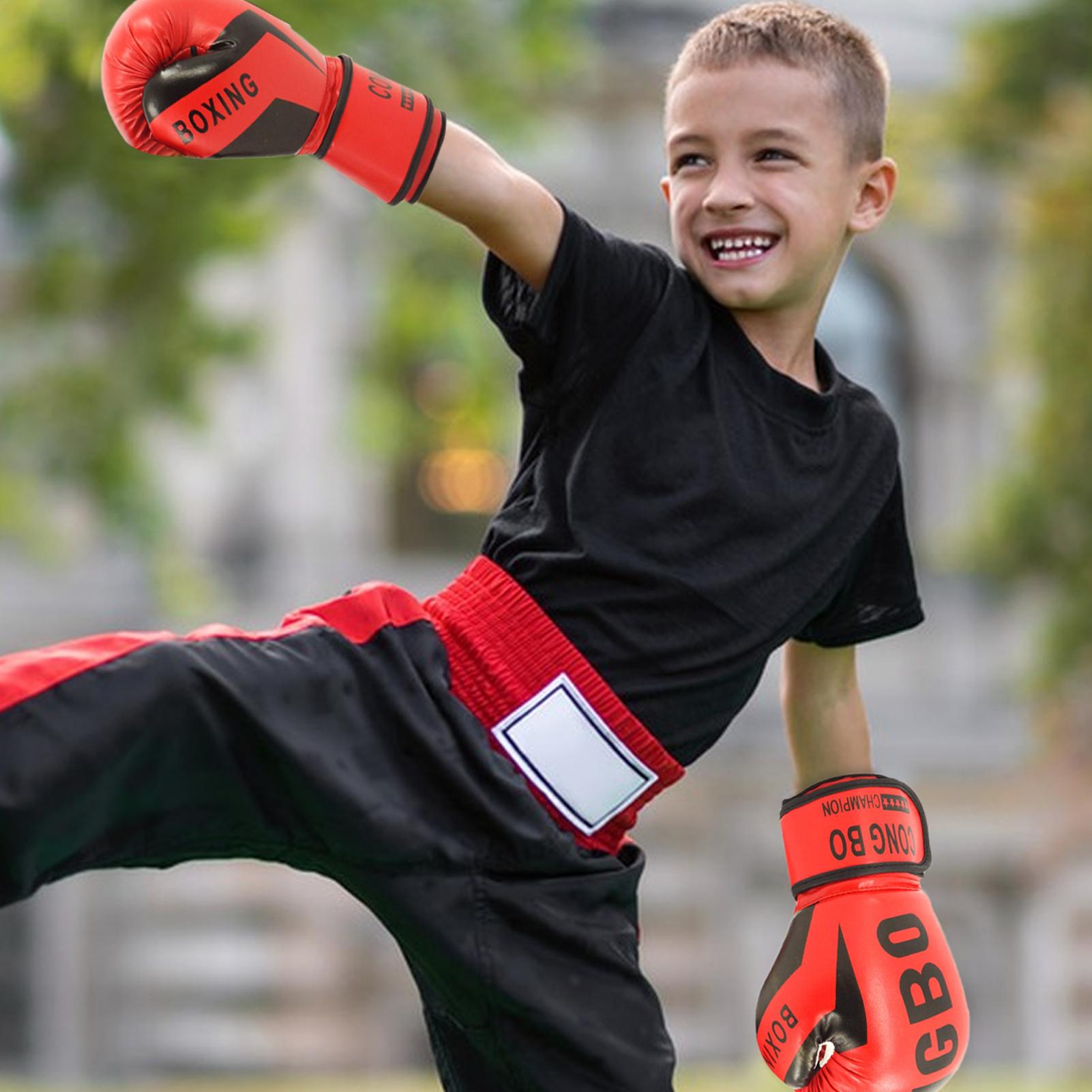 1 Pair Kids Boxing Gloves Chil - Boxing Glove Set avaliação e preço