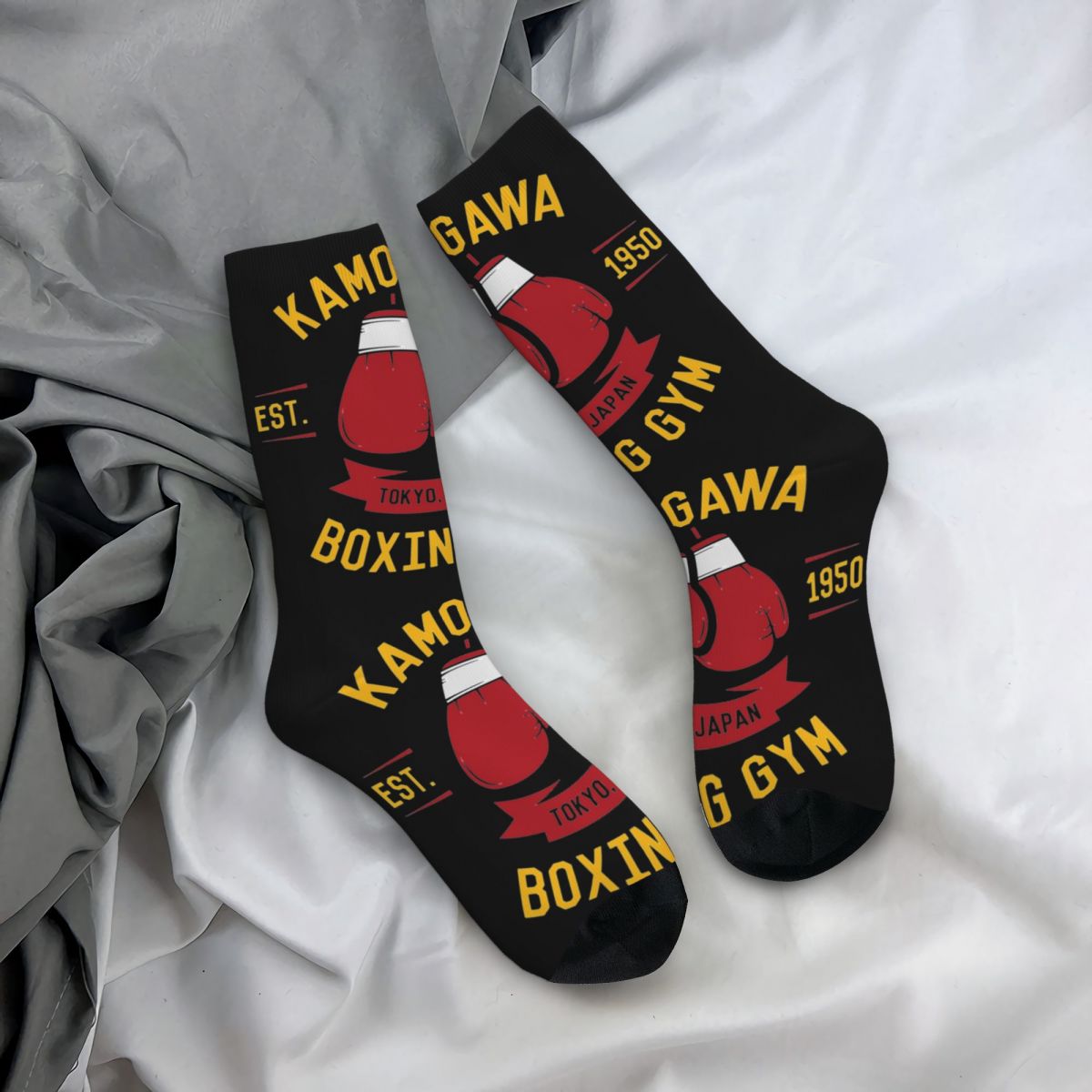 New Male Men Socks Casual Haji - Boxing Glove Set avaliação e preço
