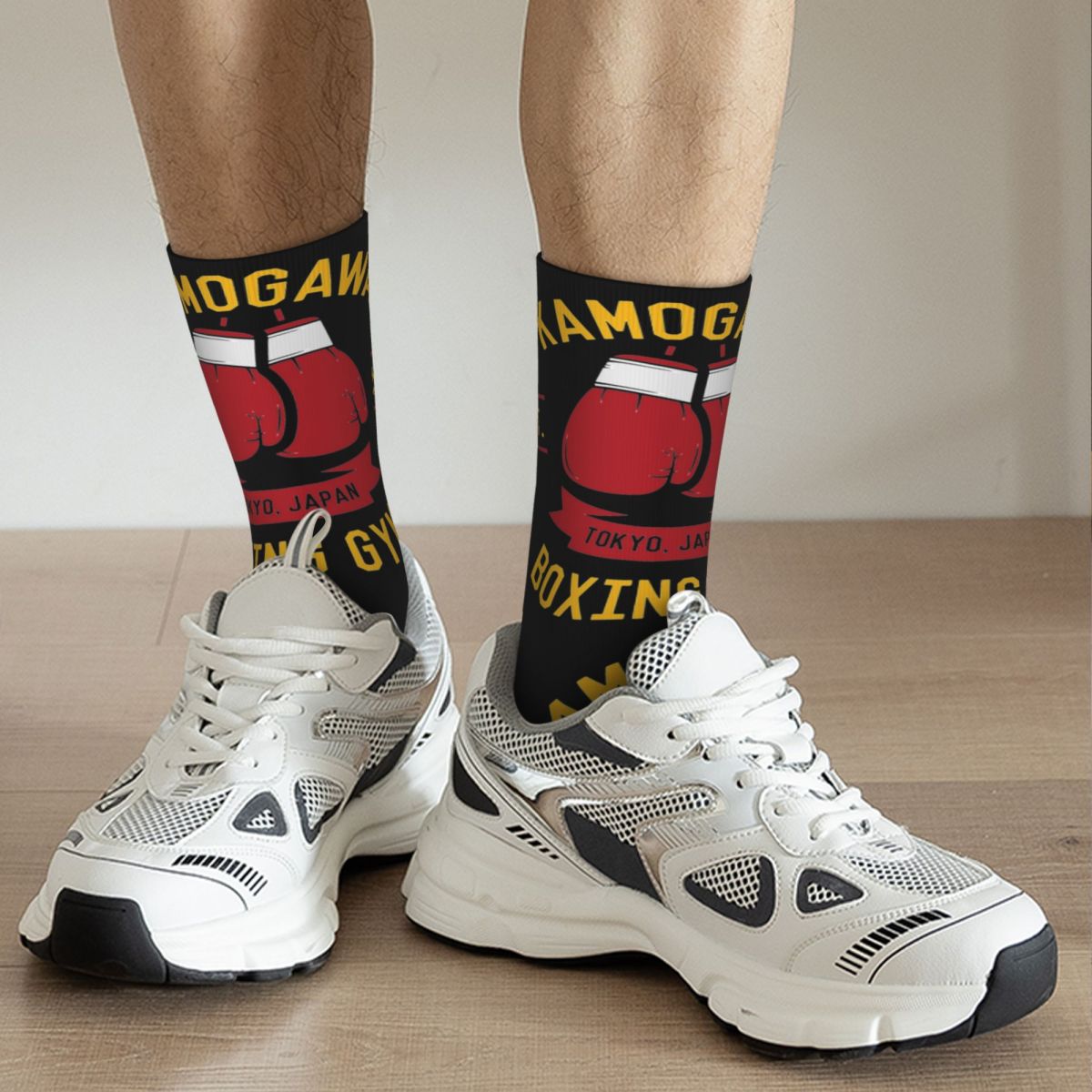 New Male Men Socks Casual Haji - Boxing Glove Set avaliação e preço