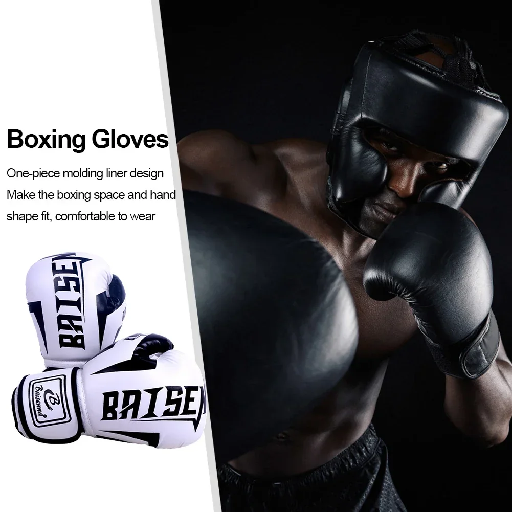1Pair Professional Boxing Glov - Sports Equipment Supplies avaliação e preço