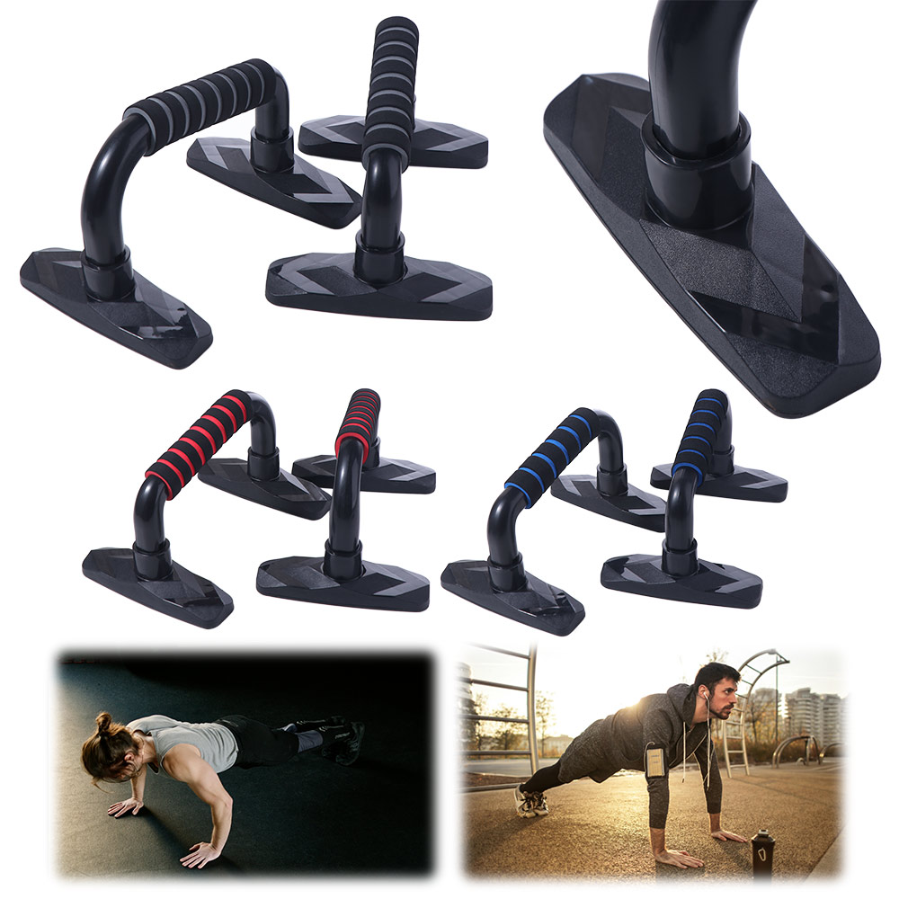 2Pcs Ergonomic Push Up Bar Adj - Sports Equipment Online avaliação e preço