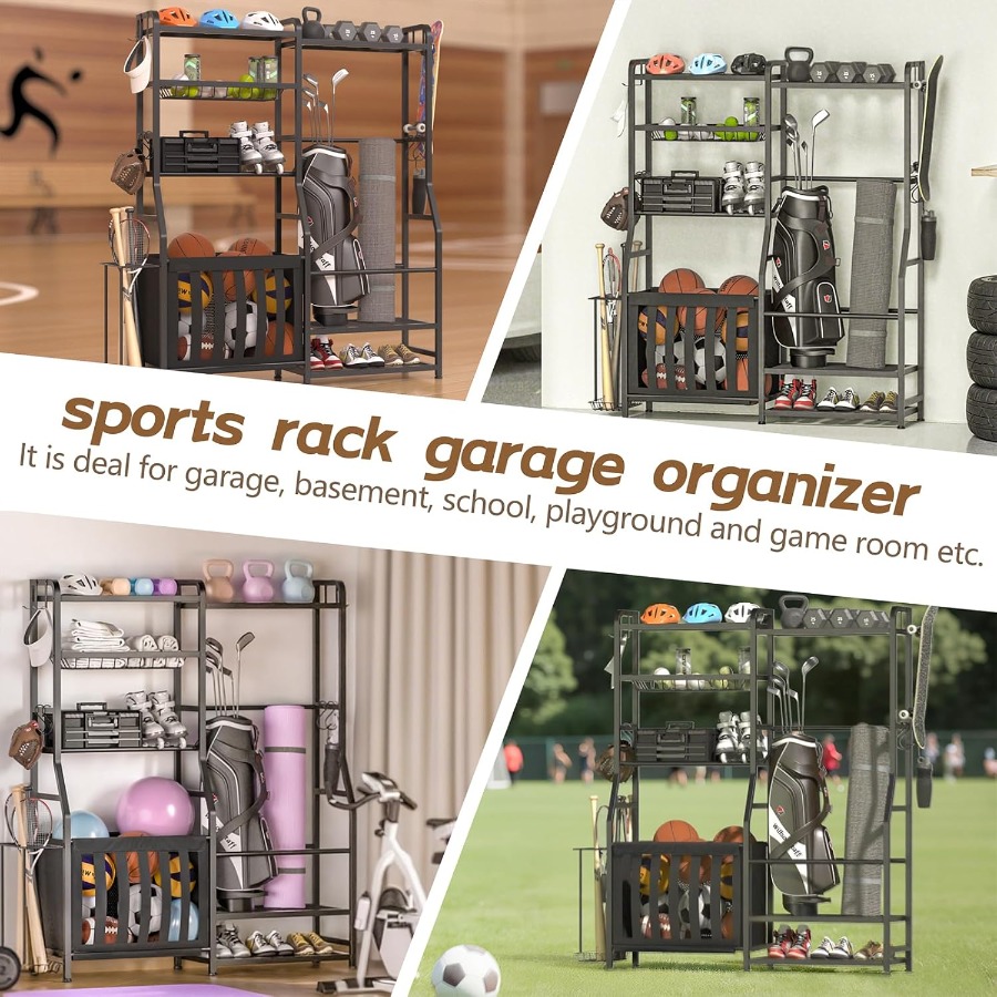 Garage Sports Equipment Organi - Sports Equipment Organizer avaliação e preço