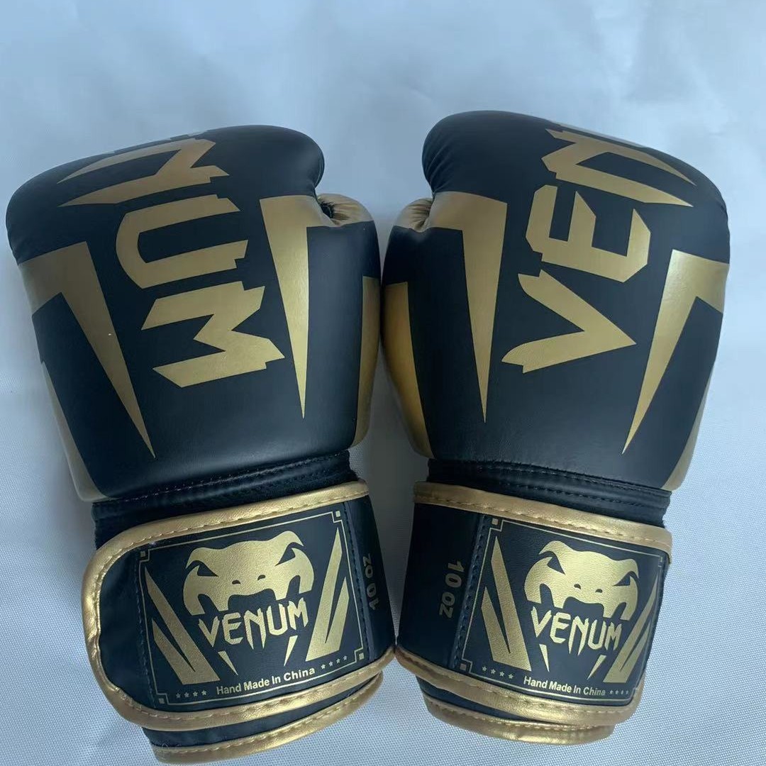 Kick Boxing Gloves PU Leather  - Boxing Glove Set avaliação e preço