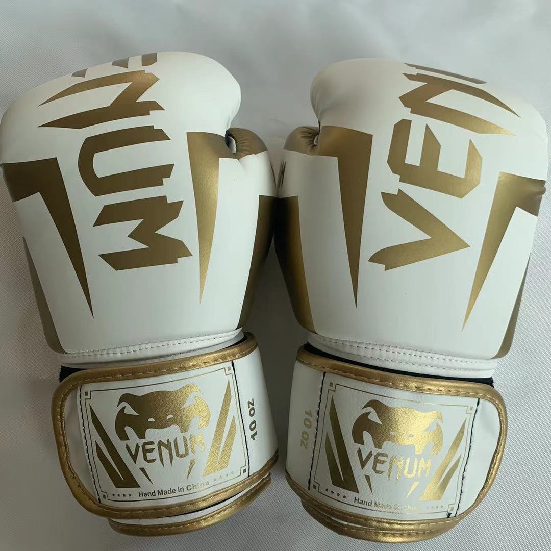 Kick Boxing Gloves PU Leather  - Boxing Glove Set avaliação e preço