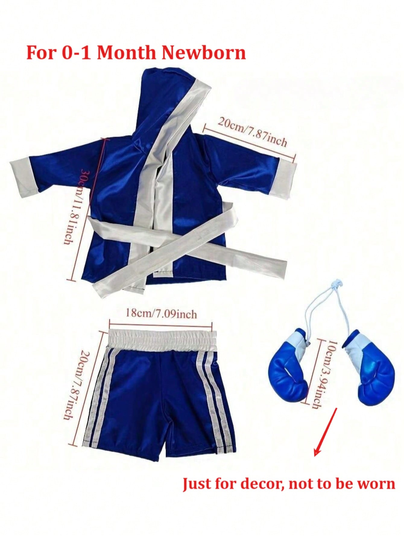 Newborn Photography Props Baby - Boxing Glove Set avaliação e preço