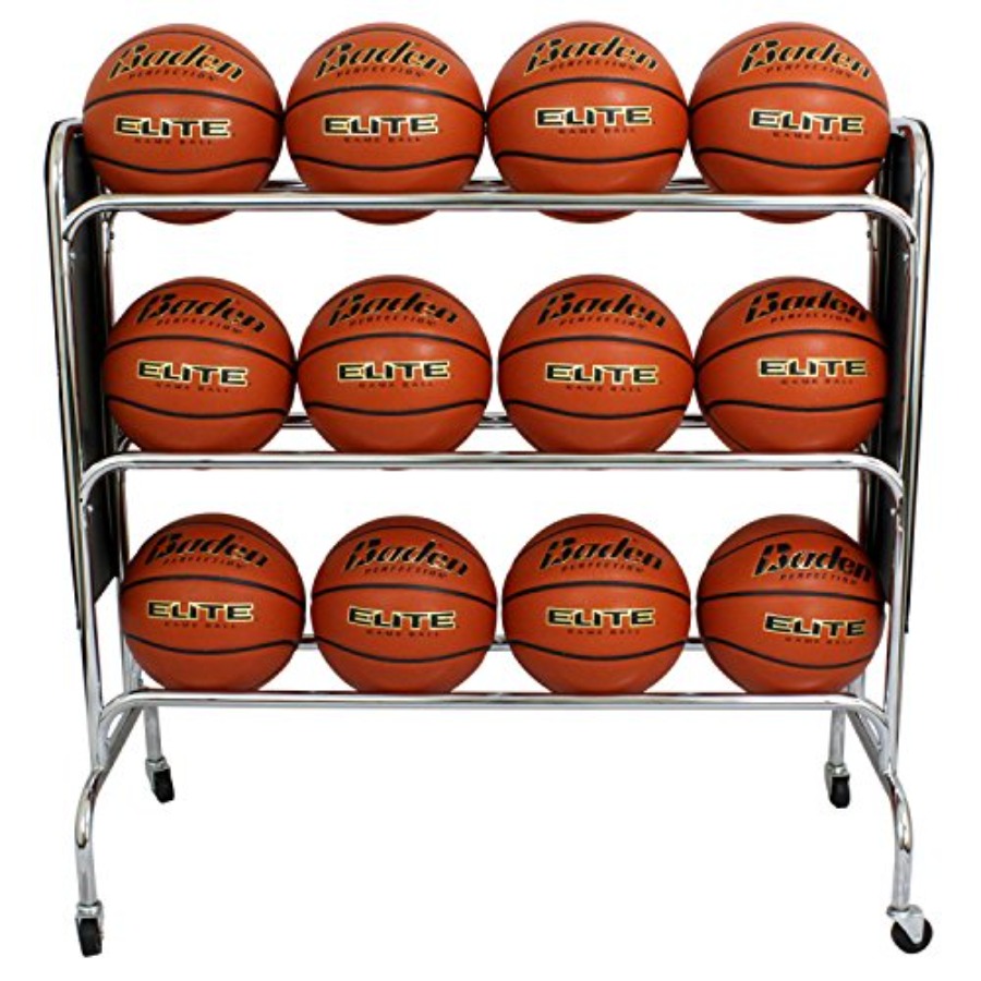 Steel Basketball Rack with Whe - Sports Equipment Basketball avaliação e preço