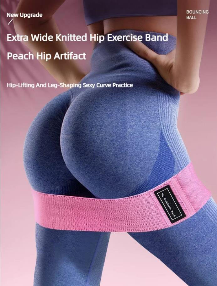 3Pcs Fabric Resistance Hip Boo - Sports Equipment Supplies avaliação e preço