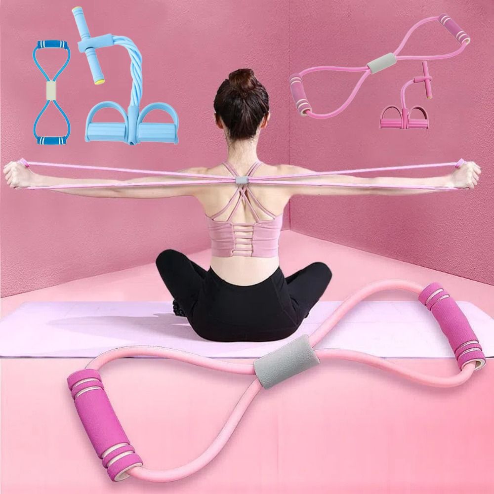 6-Tube Resistance Bands Fitnes - Sports Equipment Supplies avaliação e preço