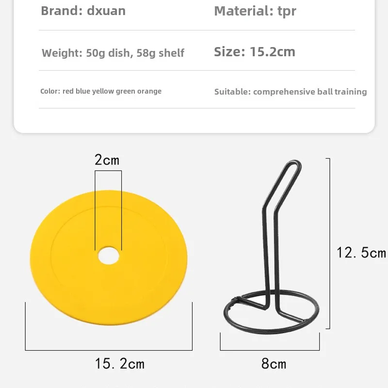Soccer Flat Cones Marker Disc  - Sports Equipment Basketball avaliação e preço