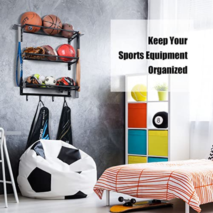 Garage Sports Equipment Storag - Sports Equipment Organizer avaliação e preço