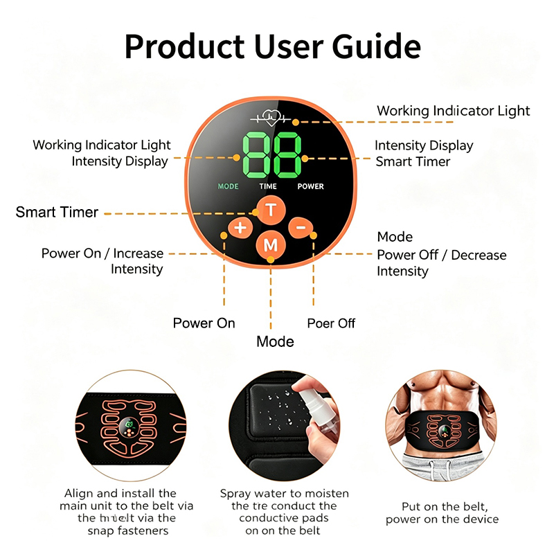 Abdominal Toning Belt Smart Ab - Sports Equipment Online avaliação e preço