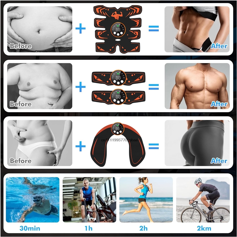 Portable EMS Abdominal Trainer - Sports Equipment Online avaliação e preço