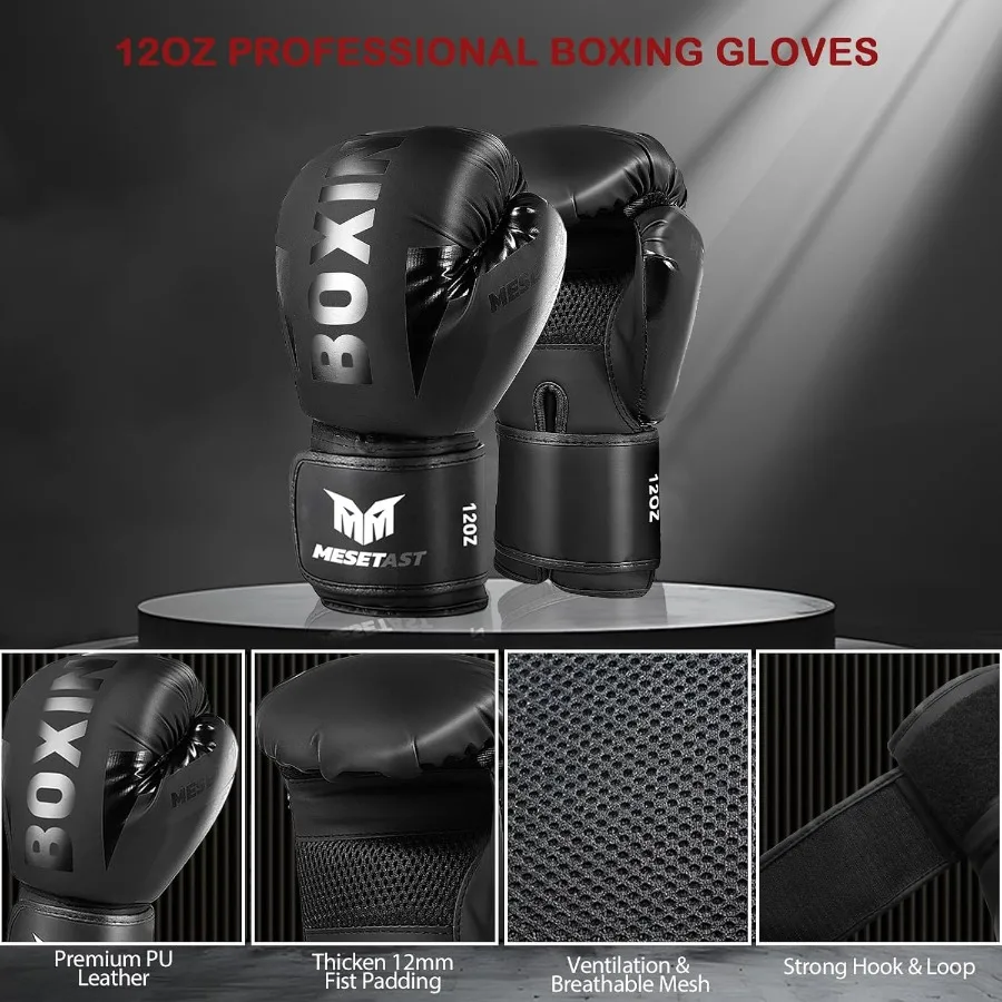 4ft Heavy Punching Bag Set for - Boxing Glove Set avaliação e preço
