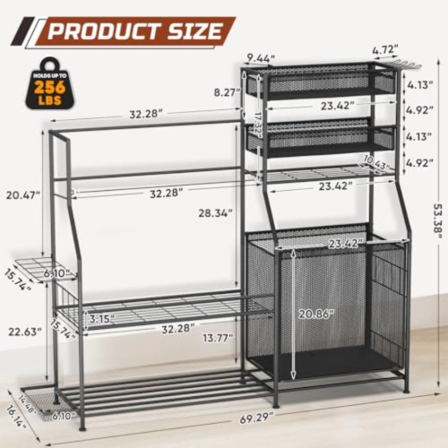 Garage Sports Equipment Organi - Sports Equipment Organizer avaliação e preço