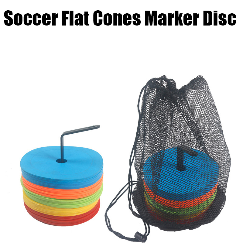 10pcs Soccer Flat Cones Marker - Sports Equipment Basketball avaliação e preço