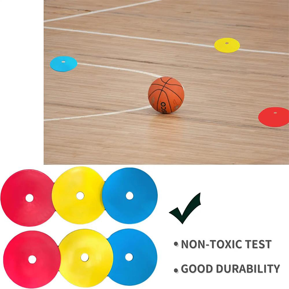 10pcs Soccer Flat Cones Marker - Sports Equipment Basketball avaliação e preço